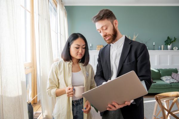 sell my house for cash worcester Woman getting expert advice on home sale
