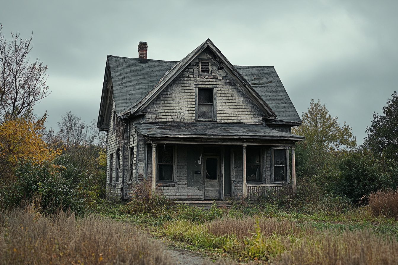 Abandoned and Unmaintained house