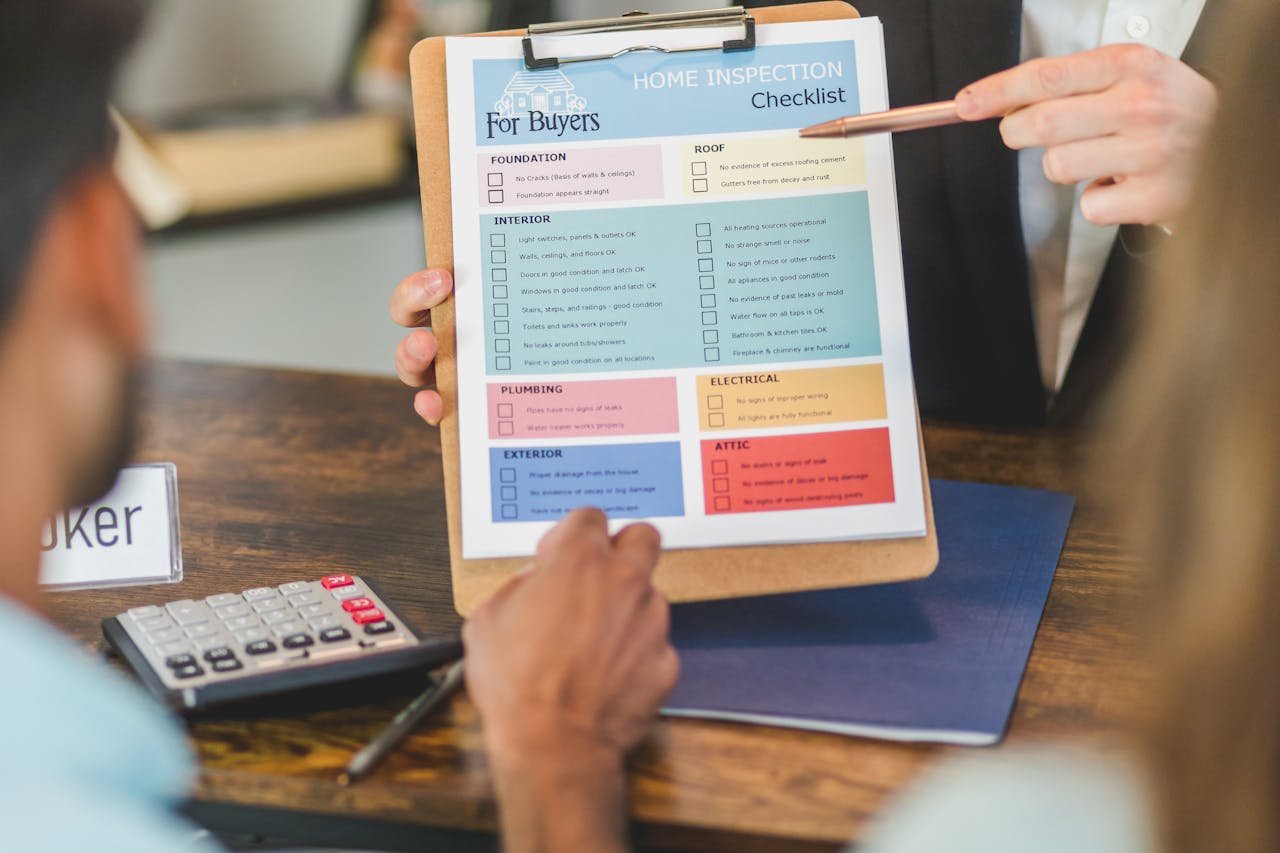 A home inspection checklist