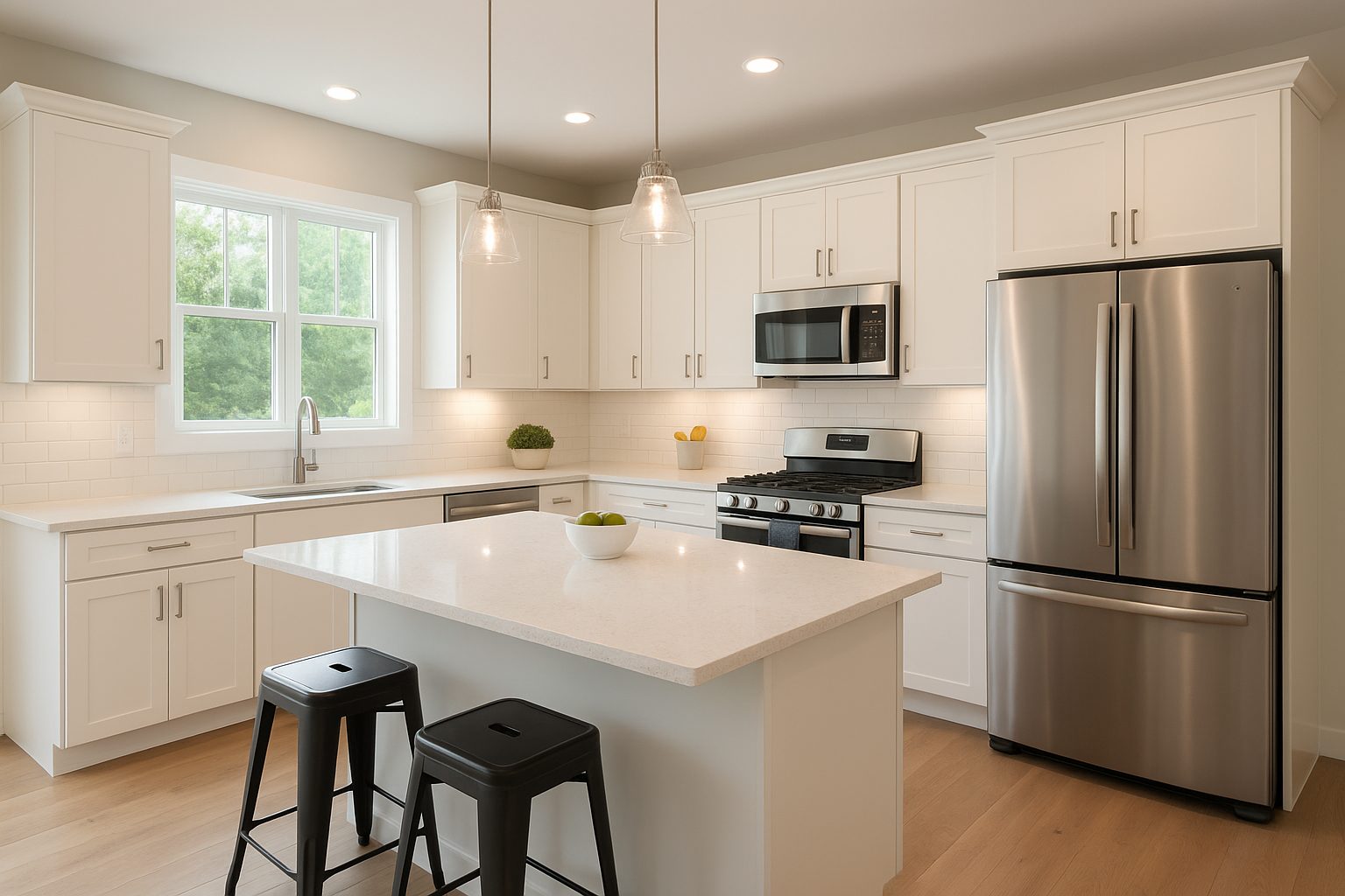 newly renovated kitchen