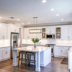 Modern Kitchen Showing Fixtures Typically Left in a Home Sale