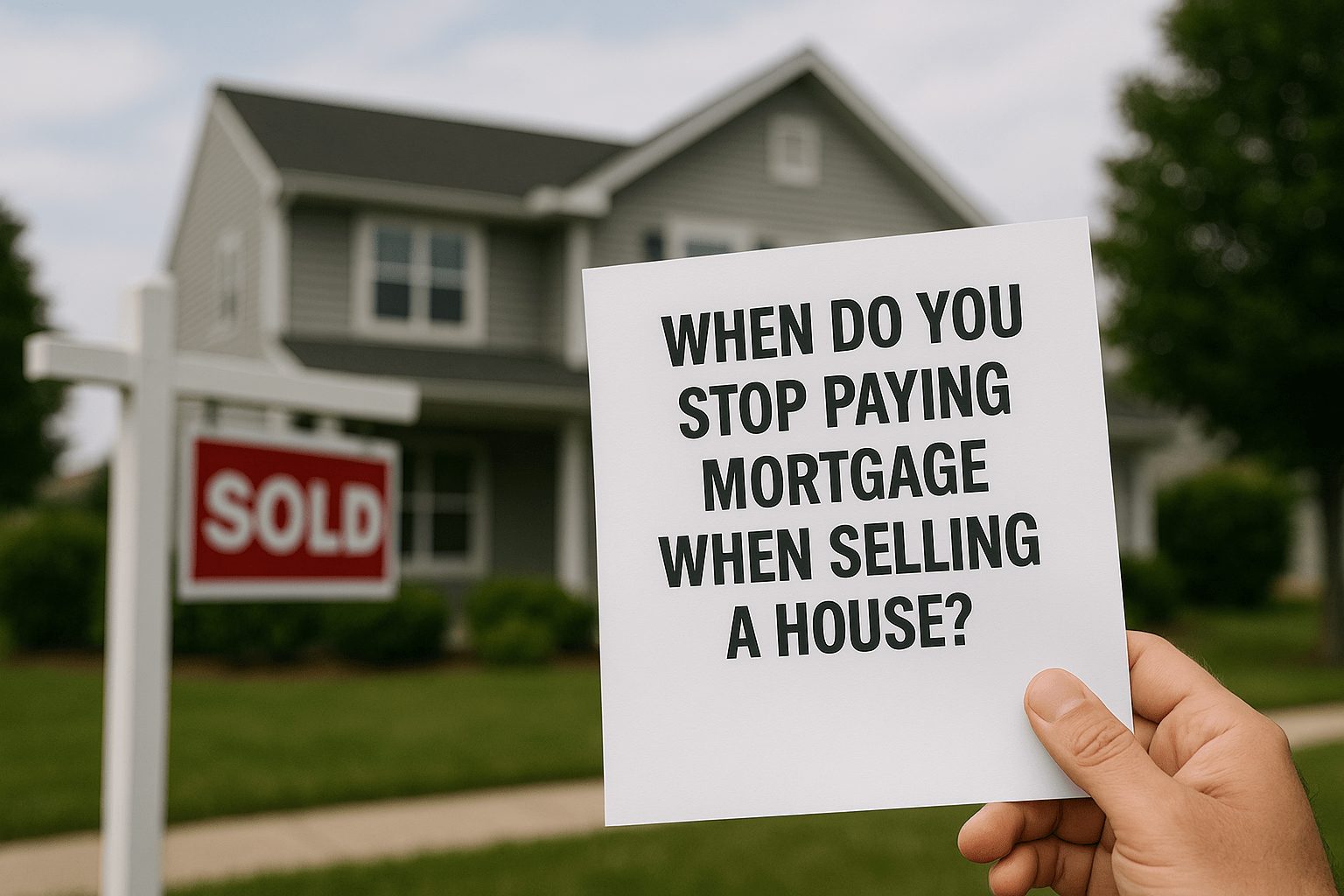 When Do You Stop Paying the Mortgage When Selling a House