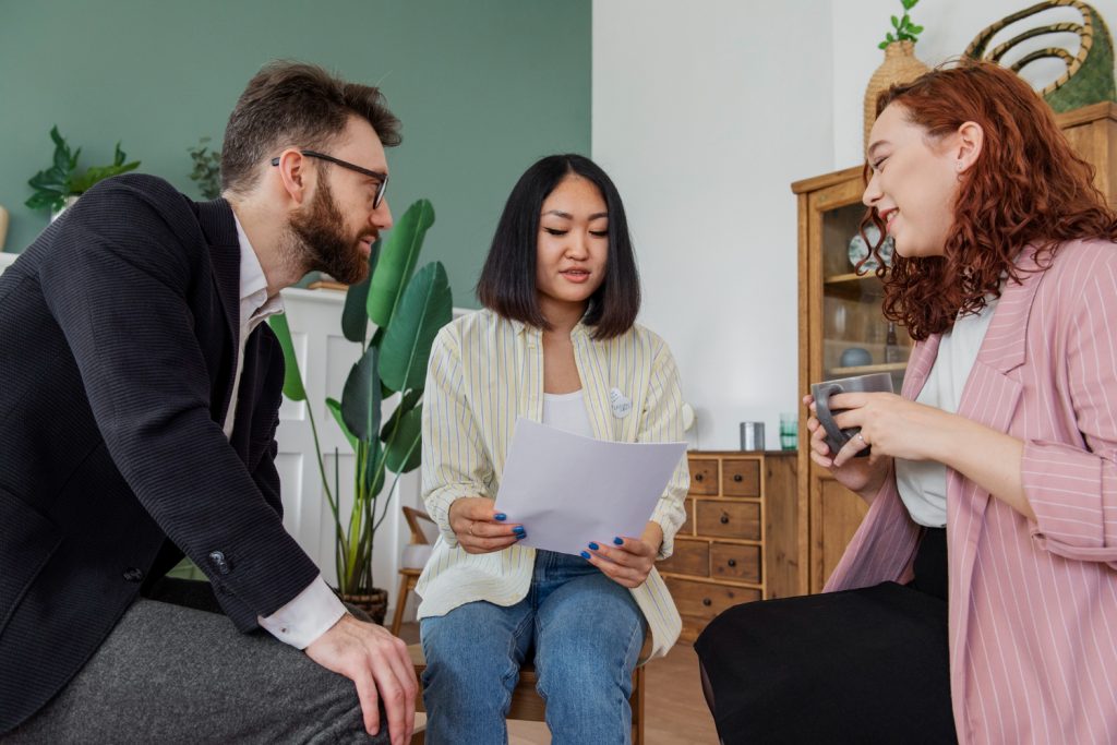 1.Homeowner and buyer talking about selling a house as-is