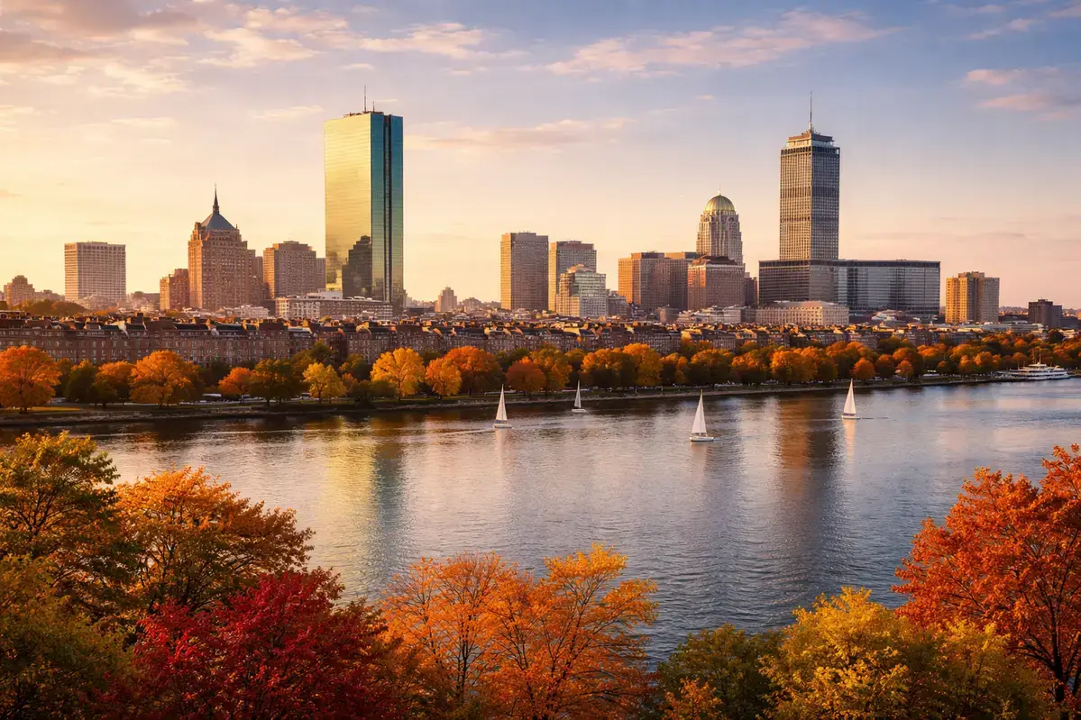1. boston-skyline-property-market Boston skyline Charles River property market 2026